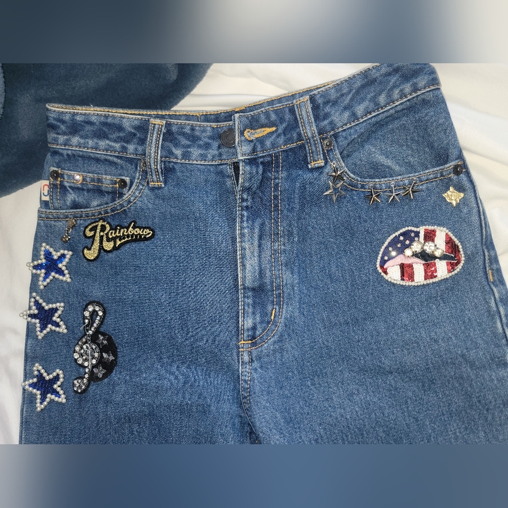 Rhinestone Embellished Marc Jacobs Jeans